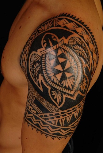 Tatuajes Tribales Del Brazo Del Patrón Samoano