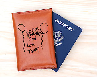 Portafoglio personalizzato per passaporto