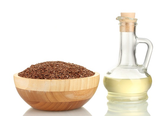 Tratar los labios agrietados - aceite de semilla de lino