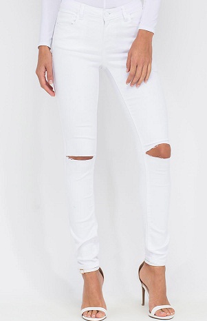 Jeans bianchi semplici
