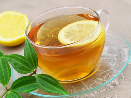 limone e tè verde