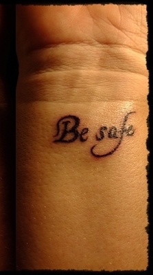 Be Safe Woman Crepúsculo Tatuaje