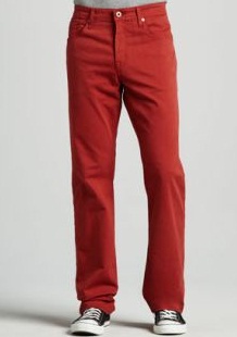 AG 'Protege' Jeans Uomo Rosso