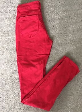 Jeans Oasis Rosso Ciliegia