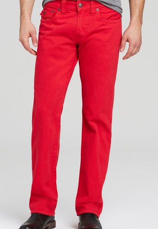 Jeans Ricky da uomo in rosso