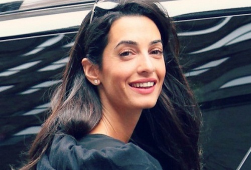 Amal Clooney sin maquillaje