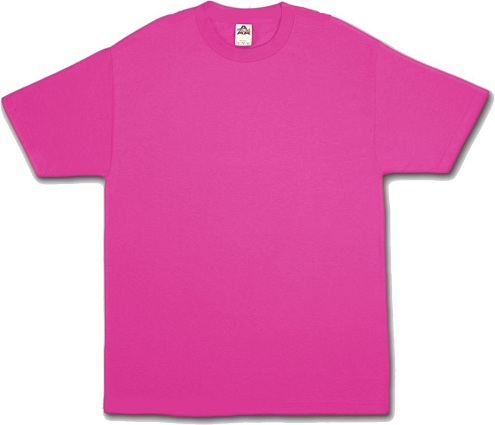 T-shirt rosa vibrante da donna