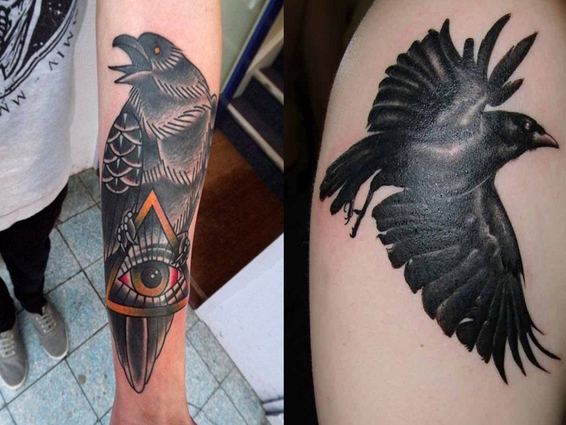 Diseños De Tatuaje De Cuervo