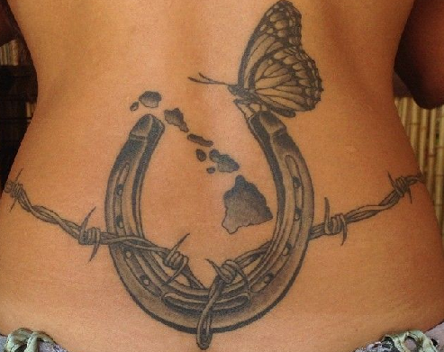 Genial diseño de tatuaje de alambre de púas