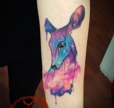 Tatuaggi cosmici animali soprannaturali