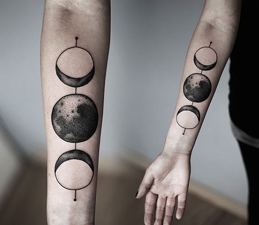 Il tatuaggio cosmico della luna