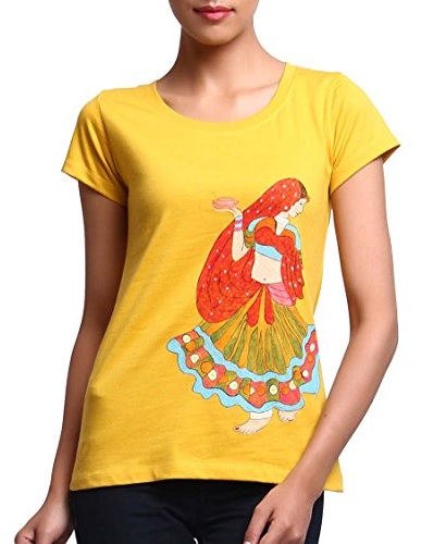 Camiseta Heavenly Yellow para mujer