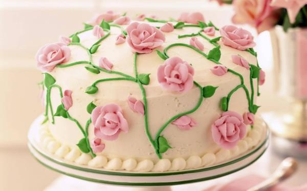 עוגת קישוט עוגת חתונה אלמנטים פרחוניים