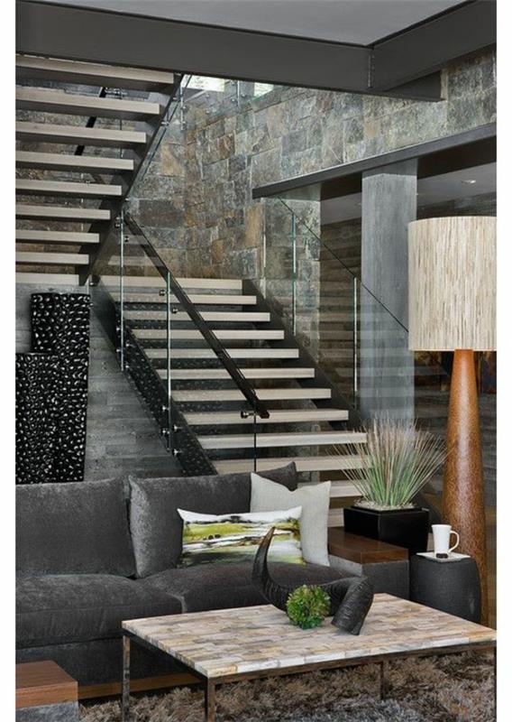 מדרגות עיצוב רעיונות לבית קישוטים קישוטים ספה מנורת רצפה