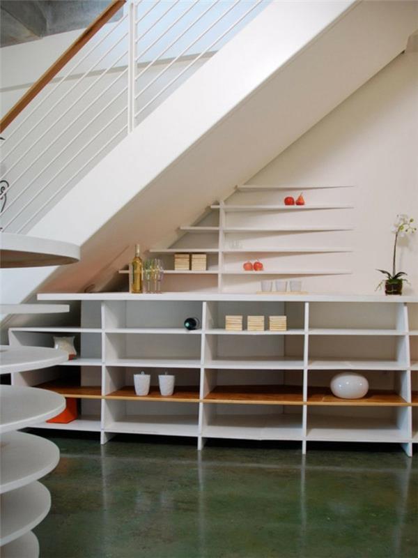 עיצוב חדר מדרגות שטח אחסון מתחת למדרגות רעיונות חיים יפים