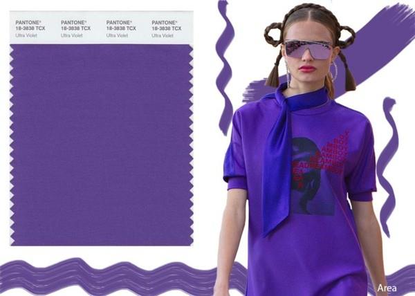 צבע מגמה אולטרה סגול 2018 מגמות אופנה בצבע פנטון