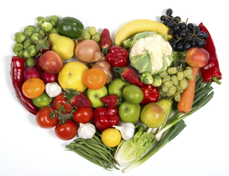 תזונה טבעונית פירות וירקות בריאים חיים בריאים