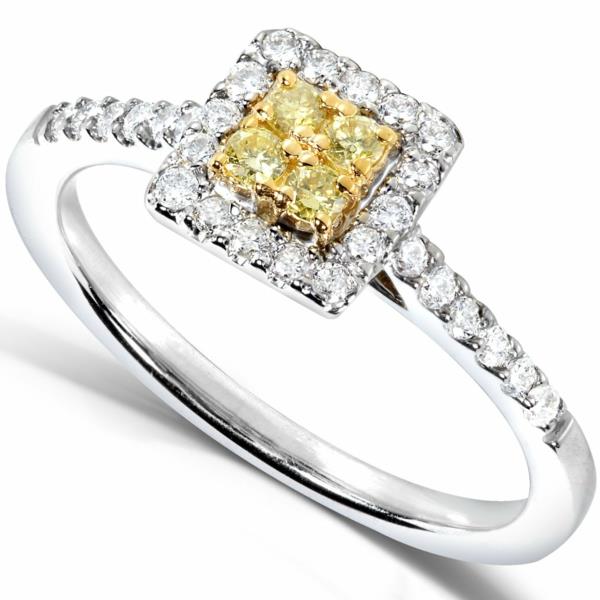 טבעת אירוסין טבעת הצעת נישואין טבעת יהלום טבעת אירוסין יהלום צהוב