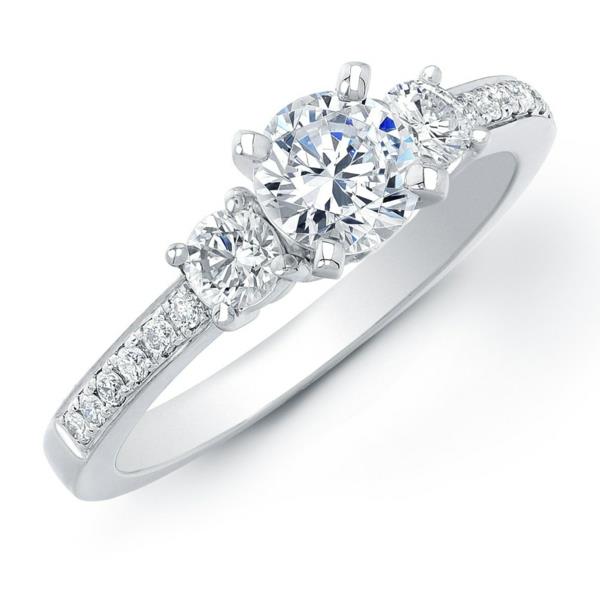 טבעות אירוסין כסף הצעת נישואין רעיונות טבעת יהלומים אירוסין