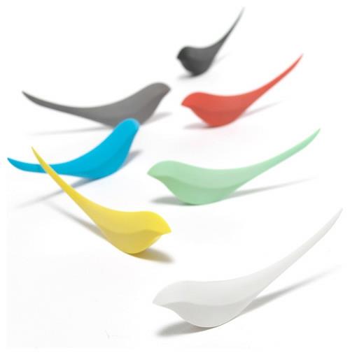 רעיון לסכין נייר ציפורים צורות צבעוניות