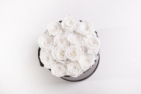 קופסאות שי של ורדים לבנים