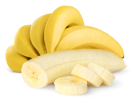 Frutti di banana che aumentano di peso