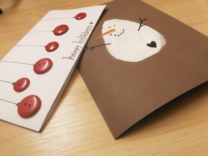 טינקר כרטיסי חג המולד נייר עטיפה נייר שלג כפתורים אדומים