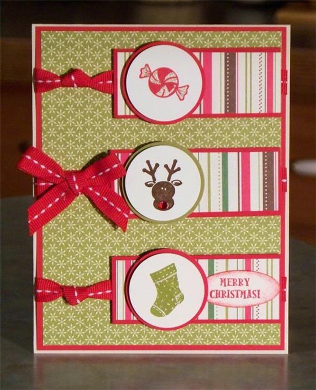 טינקר כרטיסי חג המולד DIY רעיונות נייר עטיפה