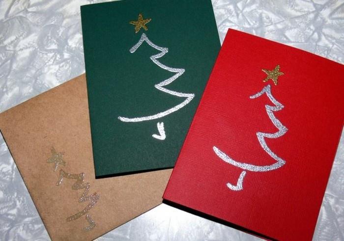 טינקר כרטיסי חג המולד נייר לצייר עץ חג המולד