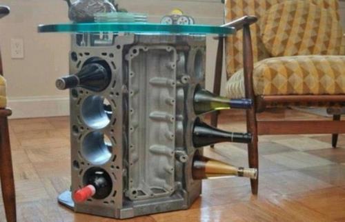 מתלה יין לבנות diy project אחסון יין מנוע חלקי רכב