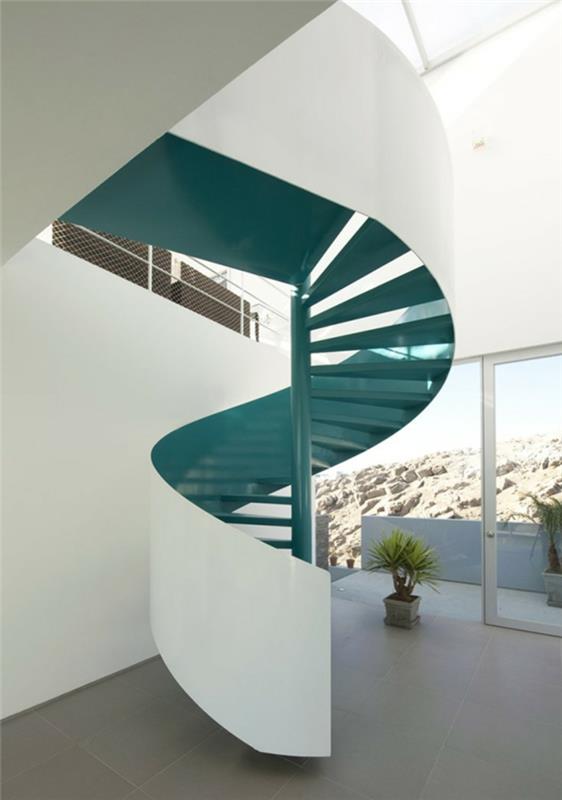 עיצוב מדרגות לולייניות עיצוב מעקות מדרגות לבנות עיצוב פנים