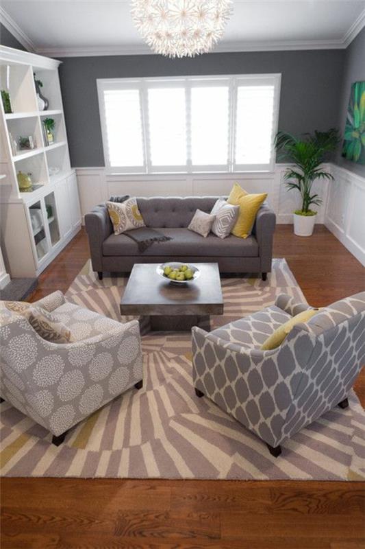 רעיונות חיים לרצועות שטיח בעיצוב חדרים