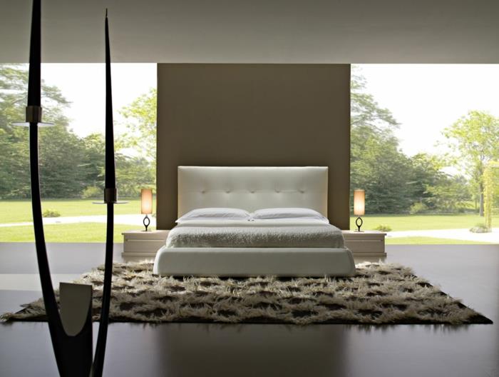 רעיונות לחיים מיטה מינימליסטי חדר שינה מנורות שולחן מפואר