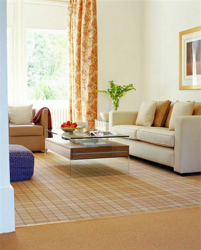שטיח סלון שטיח נעים בצבעים ניטרליים