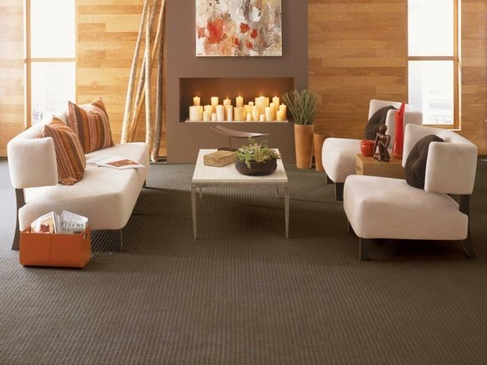 שטיח שטיח לסלון בסלון משלים את החלל